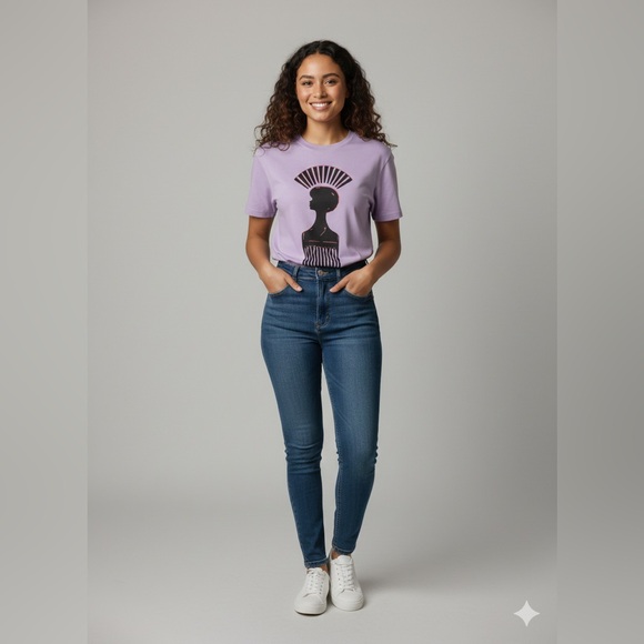 Black History Month Purple Graphic Tee by Blu: BlackBoyBe - Picture 2 of 7